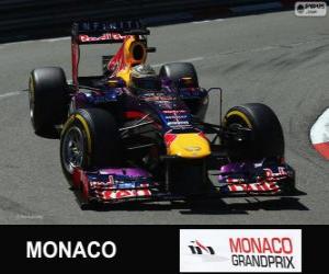 yapboz Sebastian Vettel - Red Bull - Monaco 2013 Grand Prix 2 gizli